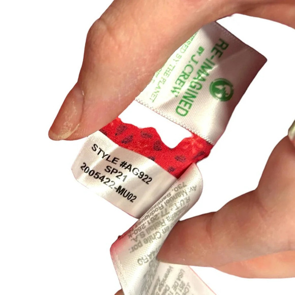 J. Crew‎ Shirt Slim Short Sleeve Stretch Secret Wash Cotton Poplin Top Size XL - Picture 10 of 10